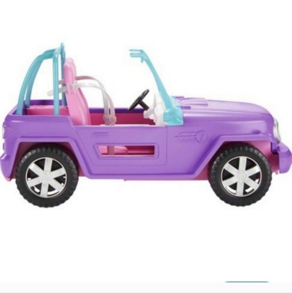 Barbie Off Road Purple Jeep Purple Mattel - Picture 1 of 5